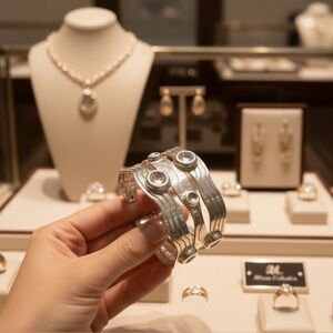 Silpada Wave cuff bracelet. 925 Silver